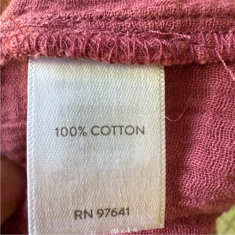 LAST CALL: Jjill Pure Jill Cotton-gauze Split-neck Dress Sm. SALE!! - Picture 6 of 7